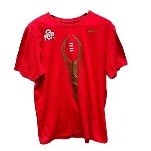 Nike Ohio State Football T-Shirt Buckeyes College Football Big 10 Men's Size L
